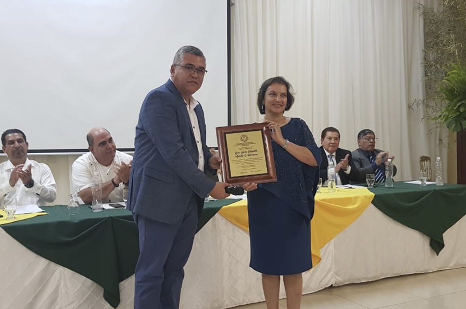 “Agrónomo del Año 2019” nombramiento otorgado a la Dr. Gloria Arévalo De Gauggel