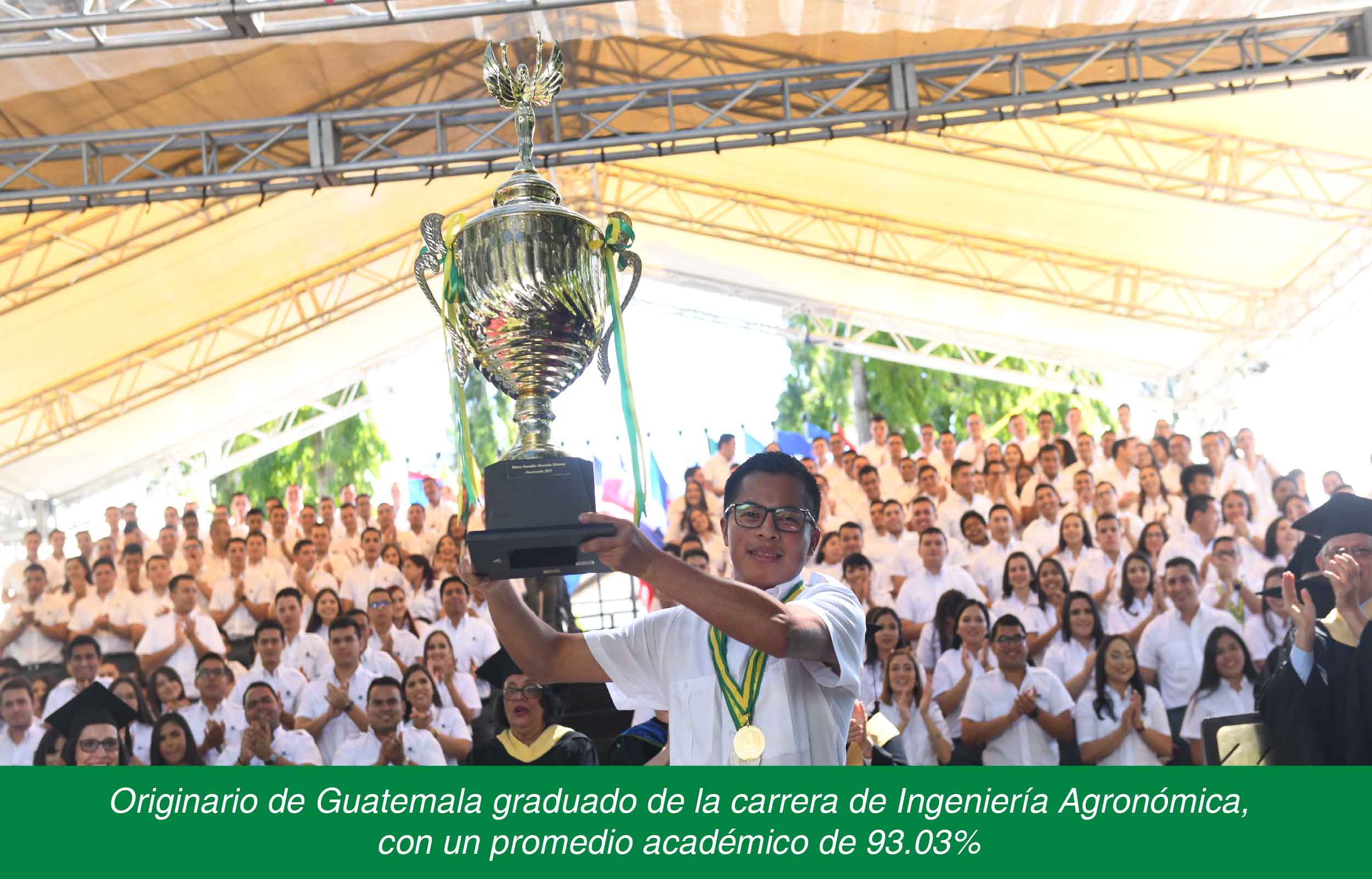 Zamorano gradúa a su septuagésima cuarta promoción de profesionales agrícolas, Clase 2019