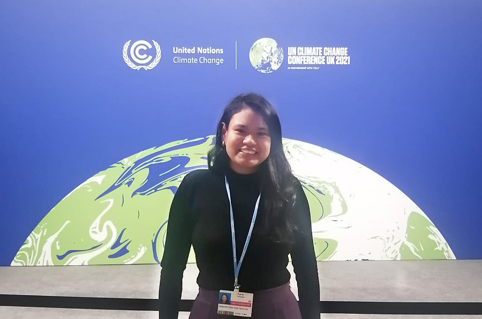 Instructora de Agronomía participa en la cumbre mundial sobre cambio climático COP 26